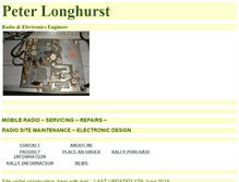 Tablet Screenshot of peter-longhurst.co.uk